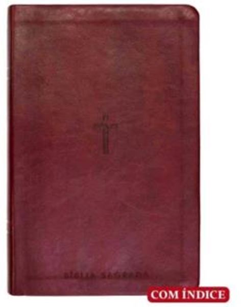 Picture of BIBLIA LETRA GIGANTE NAA - VINHO C/INDICE - MAPAS MENTAIS
