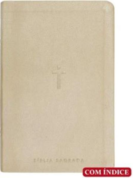 Picture of BIBLIA LETRA GIGANTE NAA - BEGE C/INDICE - MAPAS MENTAIS
