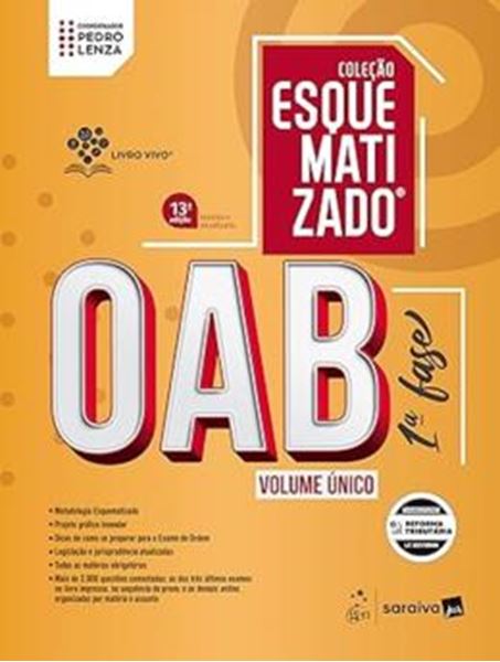 Picture of COLECAO ESQUEMATIZADO - OAB 1ª FASE - VOLUME UNICO - 13ª ED 2026