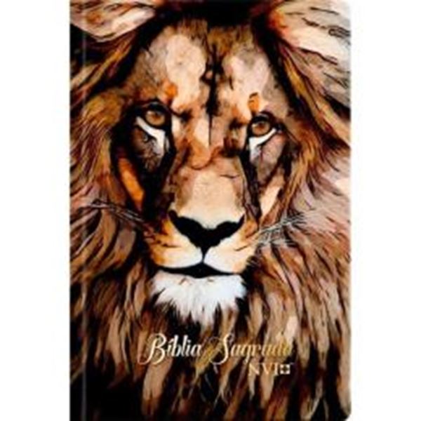 Picture of BIBLIA SAGRADA LEAO MARROM - NVI - O LIVRO DOS LIVROS