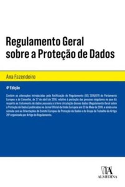 Picture of REGULAMENTO GERAL SOBRE A PROTECAO DE DADOS - 4ª ED