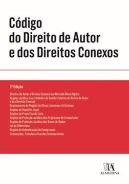 Imagem de CODIGO DO DIREITO DE AUTOR E DOS DIREITOS CONEXOS - 7ª ED