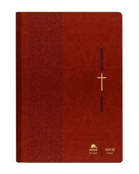 Picture of BIBLIA NVI PORTUGUES/INGLES - CAPA LUXO - MARROM