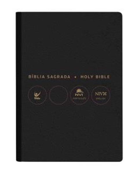 Picture of BIBLIA NVI PORTUGUES/INGLES - CAPA LUXO - PRETA - 2ª ED
