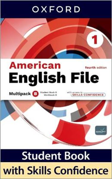 Picture of AMERICAN ENGLISH FILE 1B SB W/SC MULTIPACK - 4TH ED.