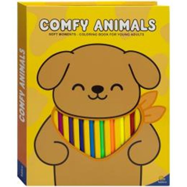 Picture of SOFT MOMENTS - COLORING BOOK FOR YOUNG ADULTS - COMFY ANIMALS