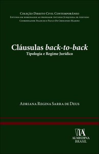 Picture of CLAUSULAS BACK-TO-BACK - TIPOLOGIA E REGIME JURIDICO
