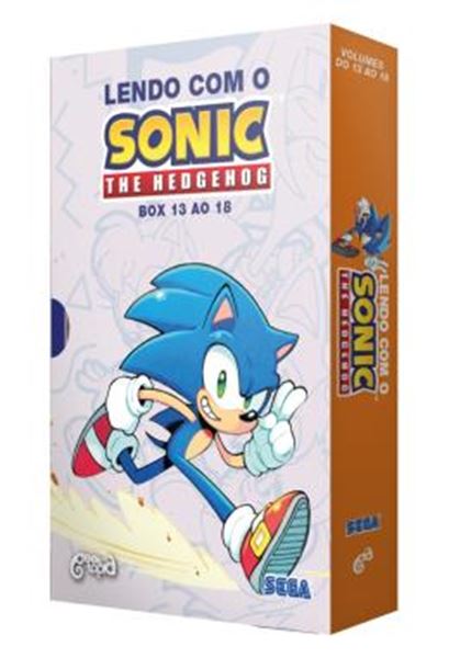 Picture of BOX - LENDO COM O SONIC - THE HEDGEHOG (VOL. 13 AO 18)